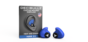 Custom Molded Earplugs BLUE