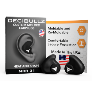 Custom Molded Earplugs BLACK