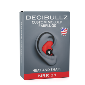 Custom Molded Earplugs RED