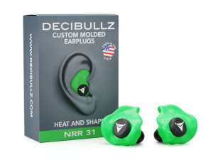 Custom Molded Earplugs GREEN